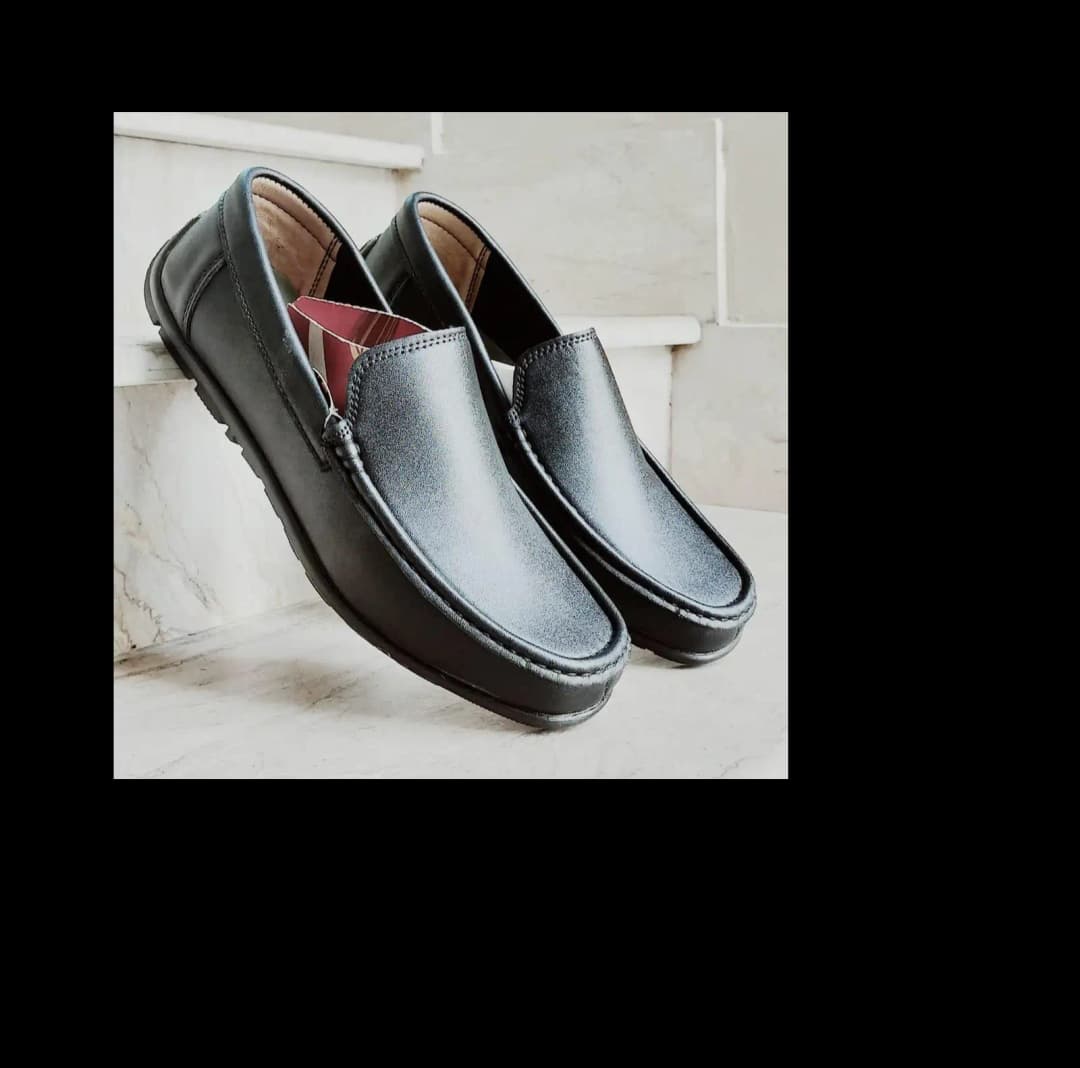 Men's Leather Formal Shoes SJ- Black